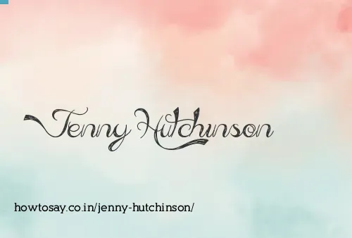 Jenny Hutchinson