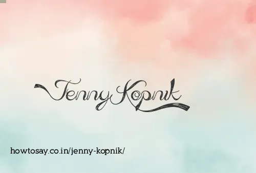Jenny Kopnik
