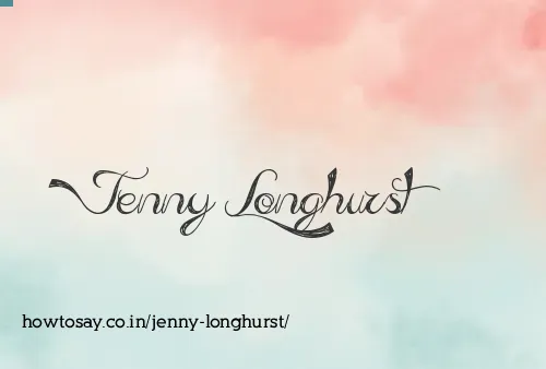 Jenny Longhurst