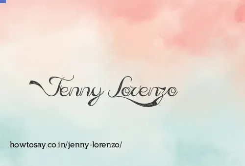 Jenny Lorenzo