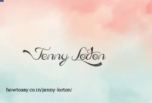 Jenny Lorton