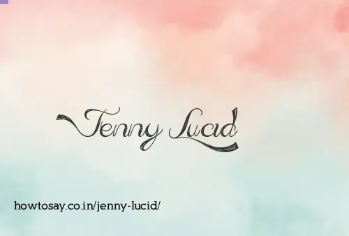 Jenny Lucid