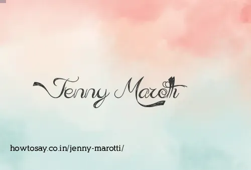Jenny Marotti
