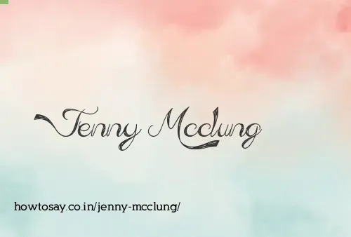 Jenny Mcclung