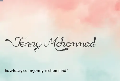 Jenny Mchommad