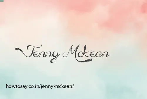 Jenny Mckean