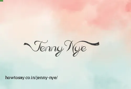 Jenny Nye