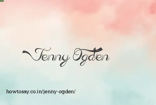 Jenny Ogden