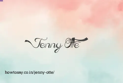 Jenny Otte