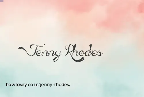 Jenny Rhodes
