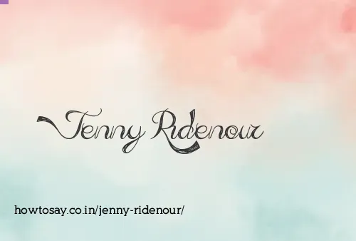 Jenny Ridenour