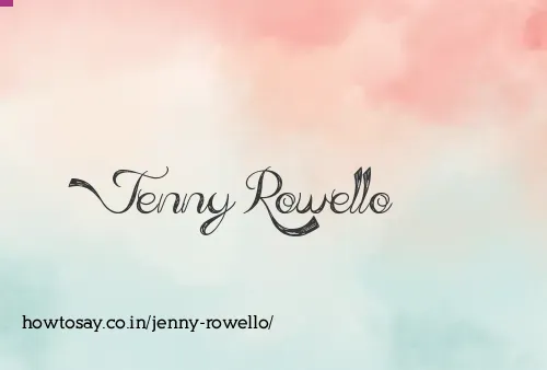Jenny Rowello