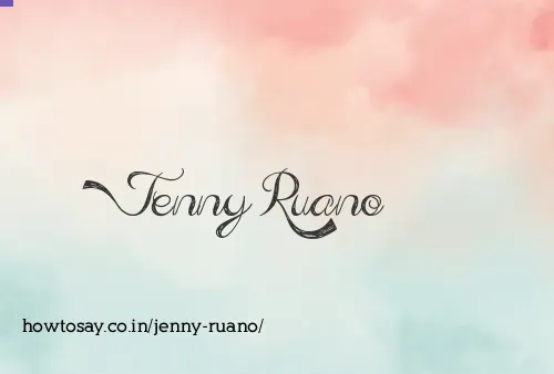 Jenny Ruano