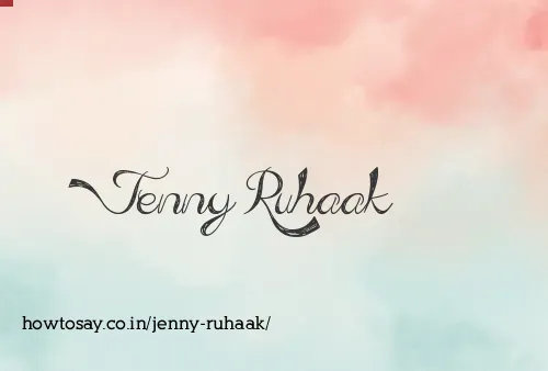 Jenny Ruhaak