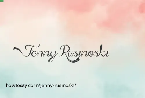 Jenny Rusinoski