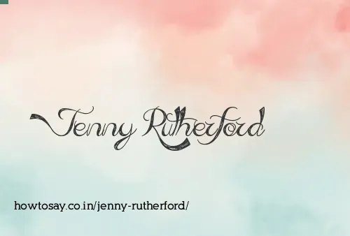 Jenny Rutherford