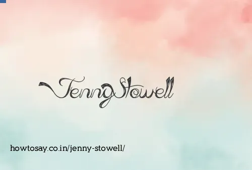 Jenny Stowell