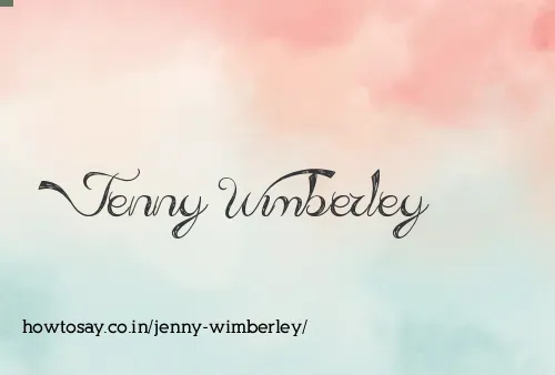 Jenny Wimberley