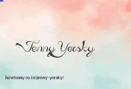 Jenny Yorsky