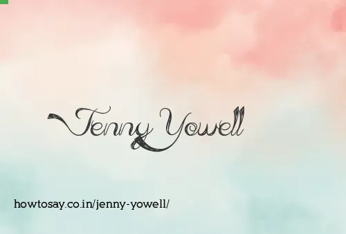 Jenny Yowell