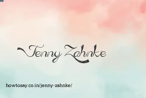 Jenny Zahnke