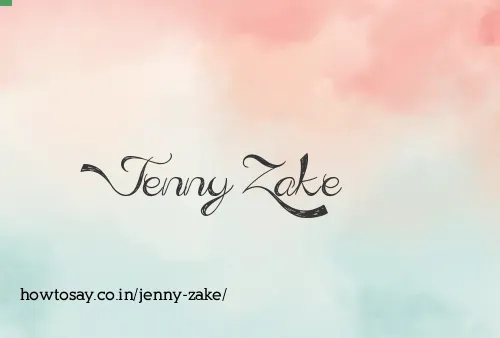 Jenny Zake
