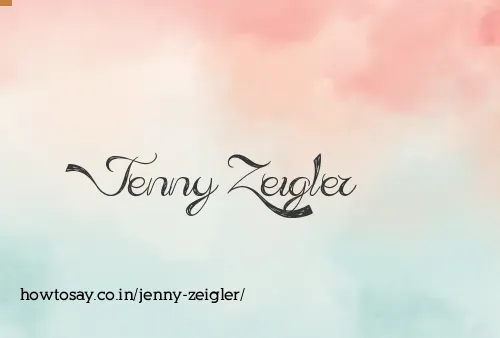 Jenny Zeigler