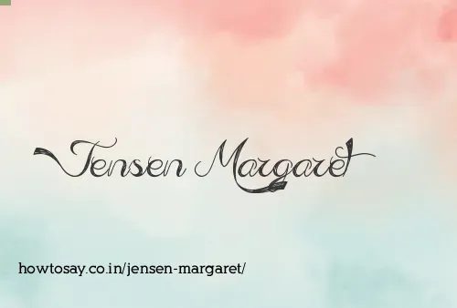Jensen Margaret