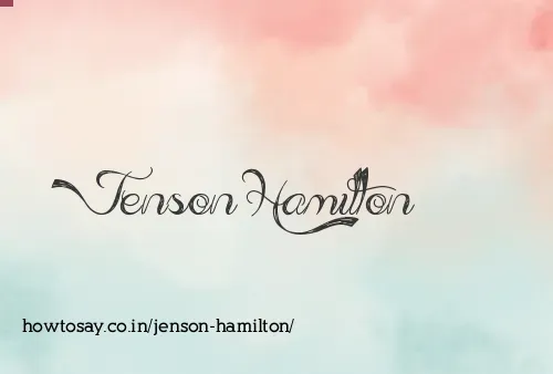 Jenson Hamilton