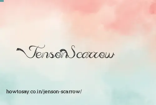 Jenson Scarrow