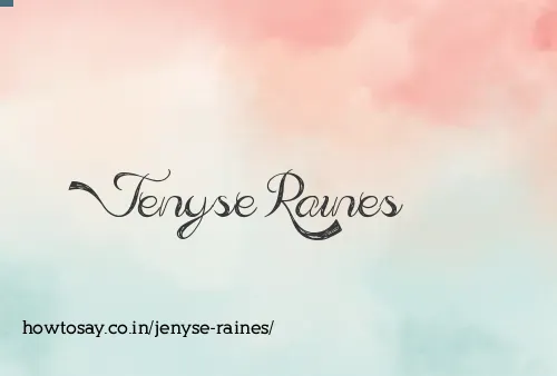 Jenyse Raines