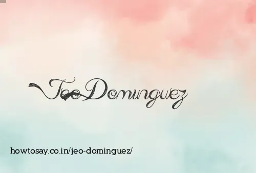 Jeo Dominguez