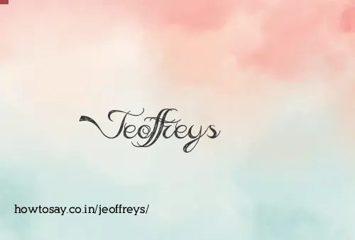 Jeoffreys