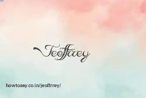 Jeoffrrey