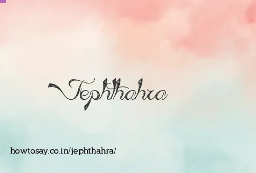 Jephthahra