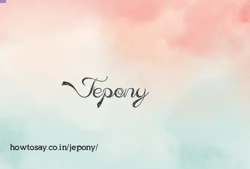 Jepony