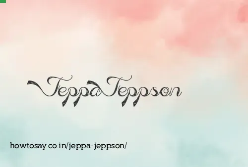 Jeppa Jeppson