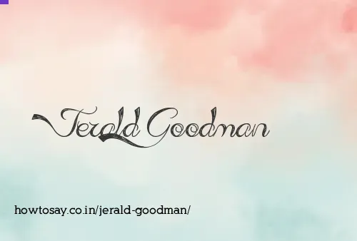 Jerald Goodman