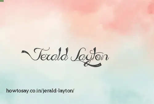 Jerald Layton