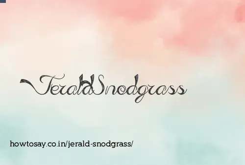 Jerald Snodgrass
