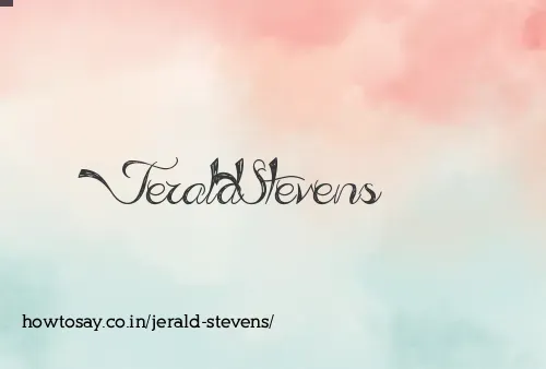 Jerald Stevens