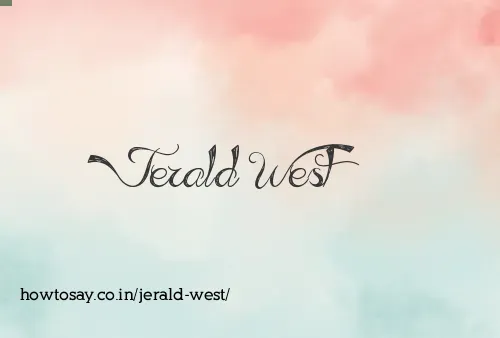 Jerald West