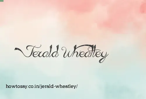 Jerald Wheatley