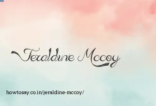 Jeraldine Mccoy