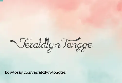 Jeraldlyn Tongge