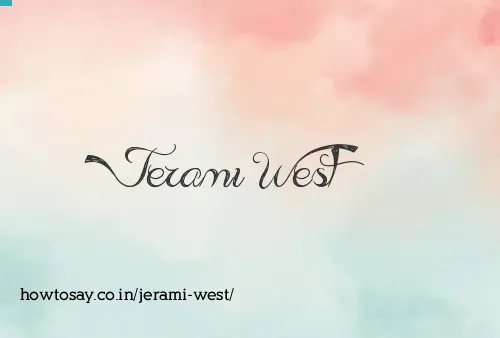 Jerami West