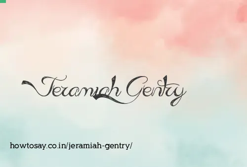Jeramiah Gentry