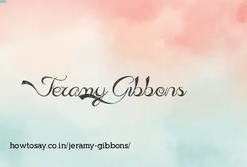 Jeramy Gibbons