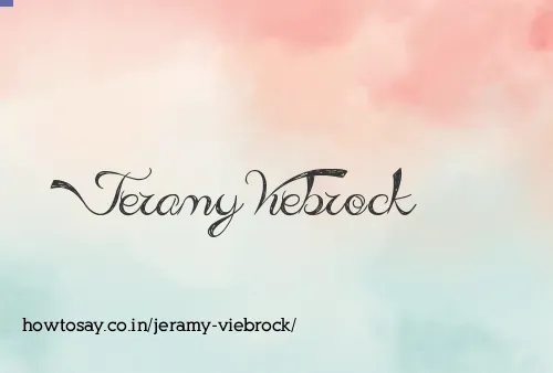 Jeramy Viebrock