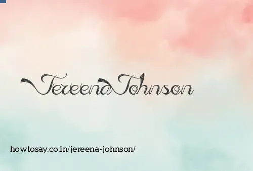Jereena Johnson
